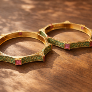 RIVAAS Meenakari Bangles.