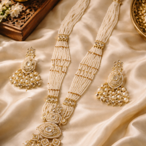 Ivory Rajnidhi Pearl Necklace Set