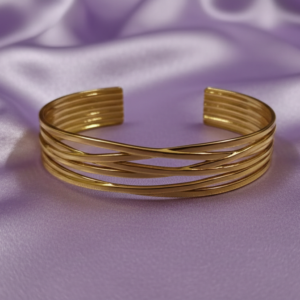 Aurielle Luxe Multi-Layer Gold Cuff